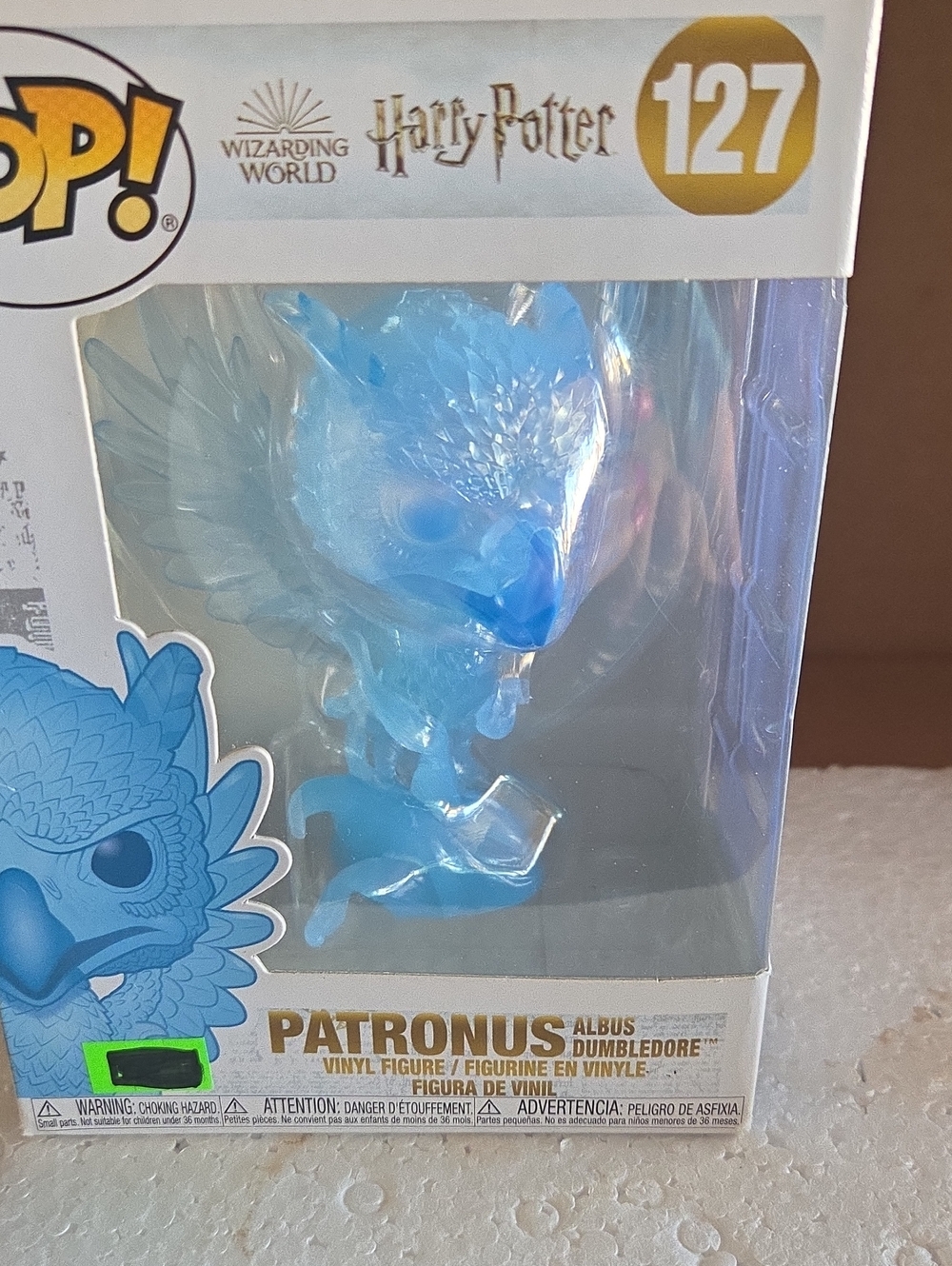 Warner Bros. Patronus Albus Dumbledore Translucent Blue Vinyl Figure